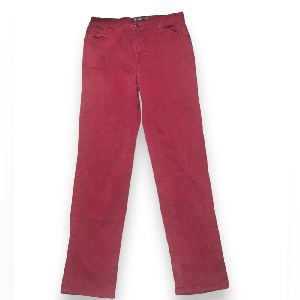Sold❌gloria vanderbilt red straight leg jeans | Women | size:8